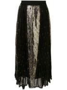 Coach Long Pleated Skirt - Gold