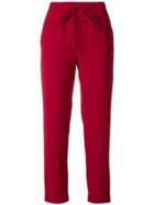 P.a.r.o.s.h. Cropped Track Pants - Red