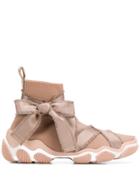 Red Valentino Red(v) Glam Run Sneakers - Neutrals