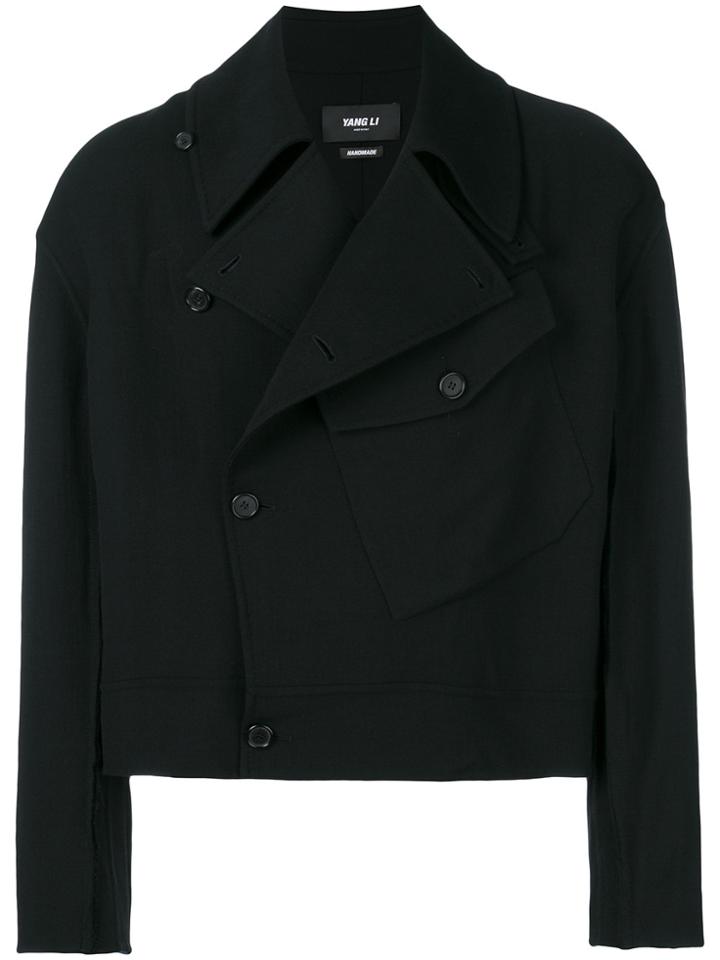 Yang Li Buttoned Jacket - Black