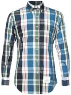 Thom Browne - Classic Plaid Shirt - Men - Cotton - 2, Blue, Cotton