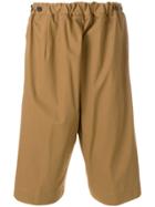 Jil Sander Loose Fit Bermuda Shorts - Brown