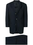 Versace Pre-owned 2000's Pinstripe Two-piece Suit - Blue
