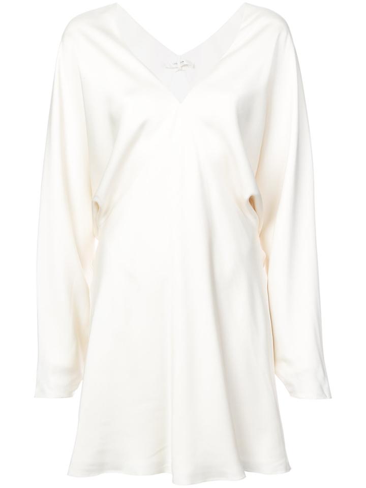 The Row Ran Draped Dress - White