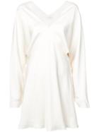 The Row Ran Draped Dress - White