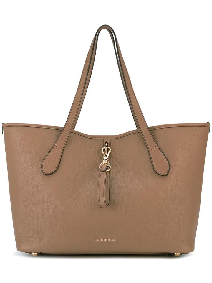 Burberry Medium Grainy Tote, Women's, Nude/neutrals