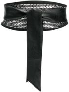 Federica Tosi Embellished Wide Belt - Black