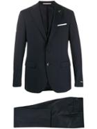 Paoloni Three-piece Formal Suit - Blue