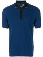 Raf Simons X Fred Perry Tape Collar Pk Polo Shirt - Blue