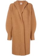 Nude Midi Cardi-coat - Brown
