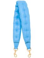 Anya Hindmarch Quilted Chubby Shoulder Strap - Blue