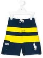 Ralph Lauren Kids - Kailua Swim Shorts - Kids - Polyester - 6 Yrs, Blue