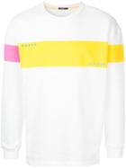 Guild Prime Striped Sweatshirt - White