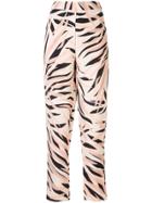 Layeur Printed Straight Trousers - Multicolour