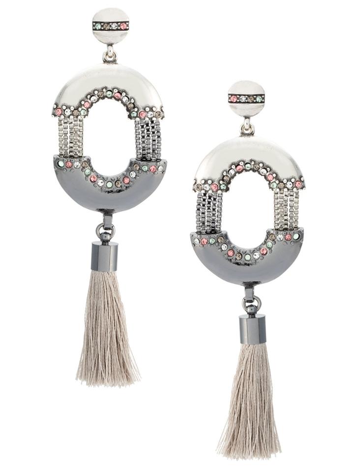 Camila Klein 'conceito' Tassel Earrings - Metallic