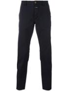 Closed Stretch Tapered Trousers, Men's, Size: 33, Blue, Cotton/spandex/elastane