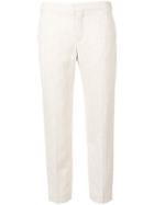 Chloé Cropped Tailored Trousers - Neutrals