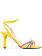 Escada Strappy Heeled Sandals - Yellow
