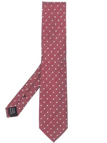 Tom Ford Polka Dots Tie - Pink & Purple