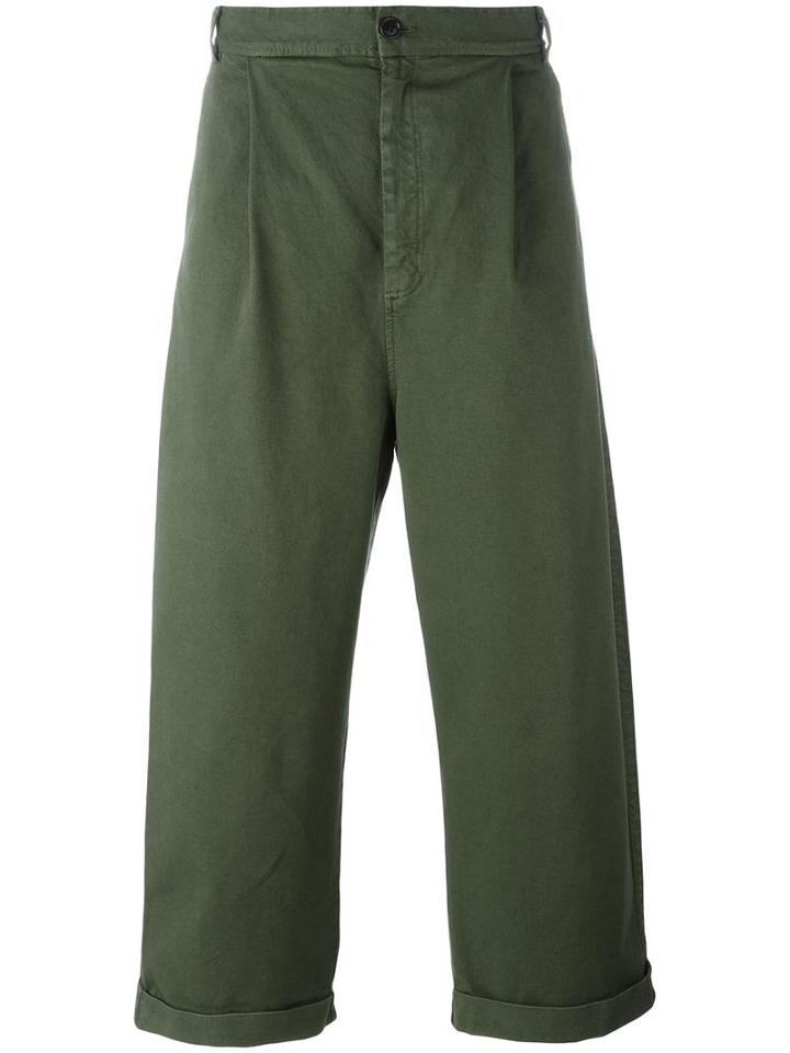 Henrik Vibskov 'say' Trousers, Men's, Size: Large, Green, Cotton/spandex/elastane