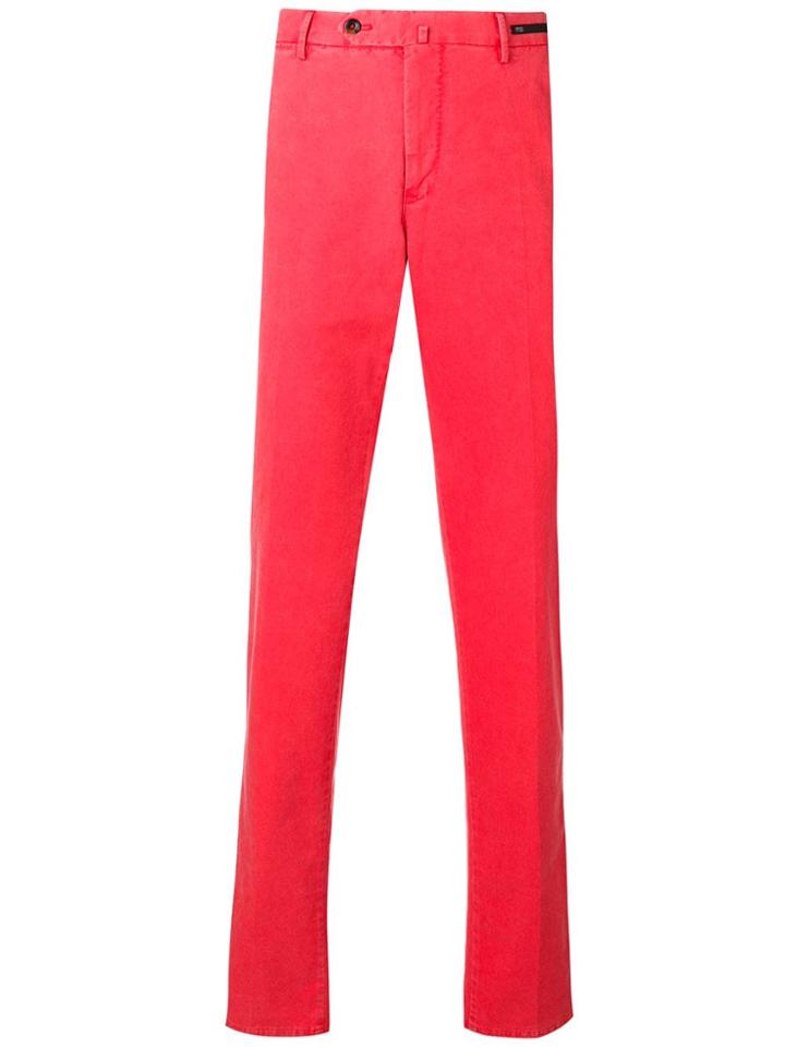 Pt01 High Waist Trousers - Red