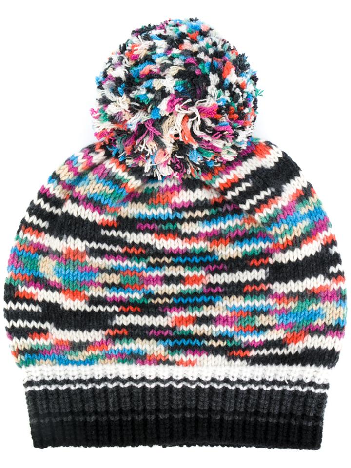 Missoni Pom Pom Hat - Multicolour