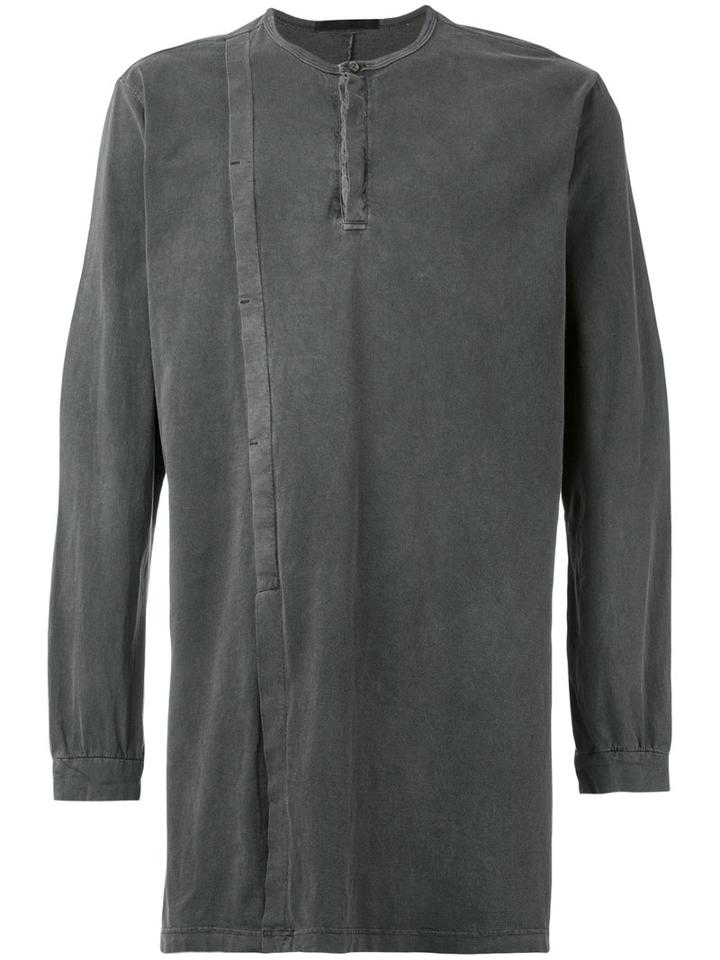 The Viridi-anne - Longsleeved T-shirt - Men - Cotton - 5, Grey, Cotton