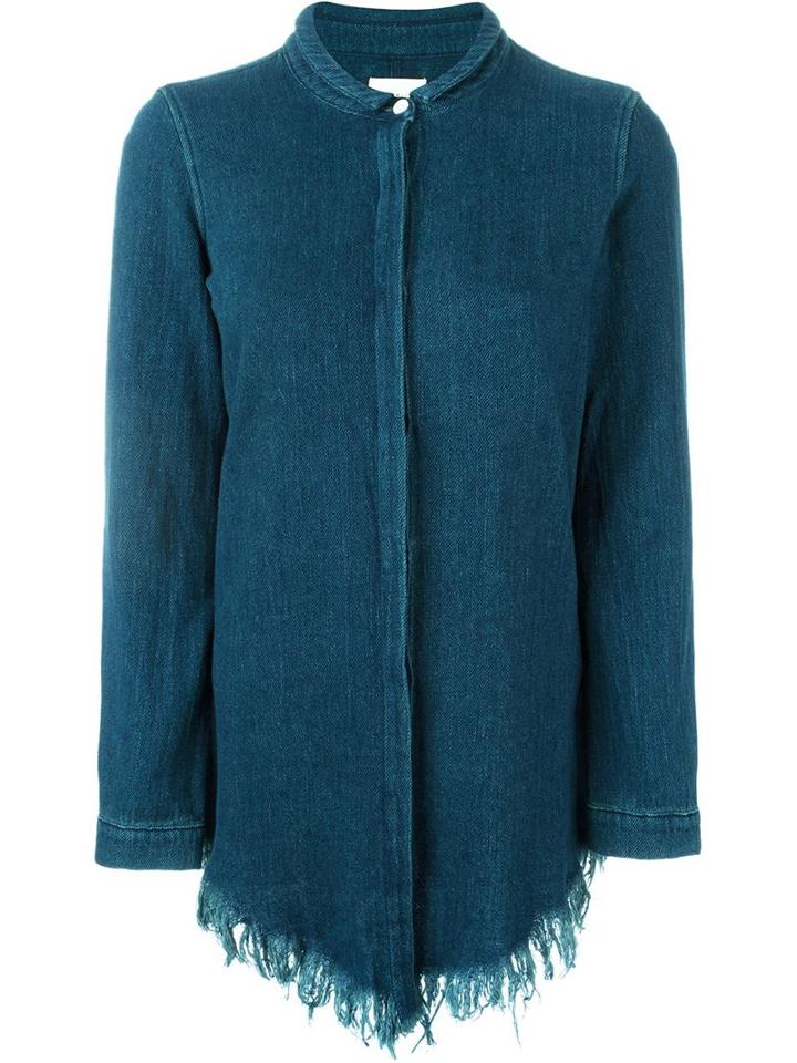 Simon Miller 'yava' Denim Shirt, Women's, Size: 1, Blue, Cotton