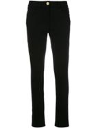 Cavalli Class Studded Trim Pants - Black