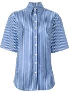 Daizy Shely Checked Short-sleeved Shirt, Women's, Size: 42, Blue, Cotton