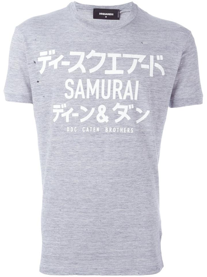 Dsquared2 Samurai Print T-shirt
