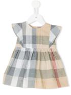 Burberry Kids - Pale Check Dress - Kids - Cotton - 12 Mth, Grey