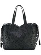 Sophia Webster - Embroidered Tote - Women - Calf Leather - One Size, Black, Calf Leather