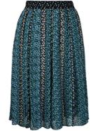 Proenza Schouler Pleated Printed Skirt - Multicolour