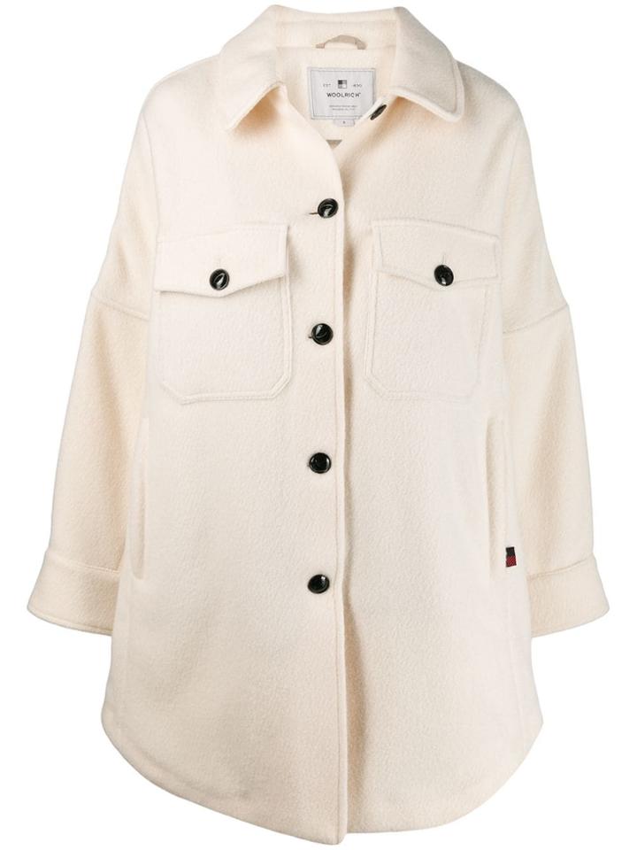 Woolrich Single-breasted Coat - Neutrals