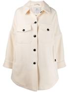 Woolrich Single-breasted Coat - Neutrals