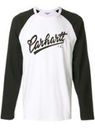 Carhartt Logo Print Sweatshirt - White
