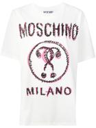Moschino Scribble Double Question Mark T-shirt - White