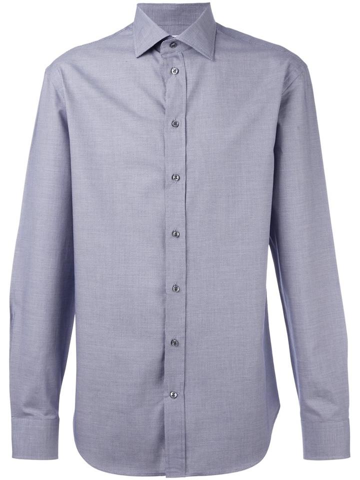 Armani Collezioni Woven Button Down Shirt