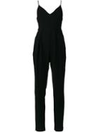 Zimmermann Urmam Jumpsuit With Cut-out Sides, Women's, Size: L, Black, Polyester/spandex/elastane