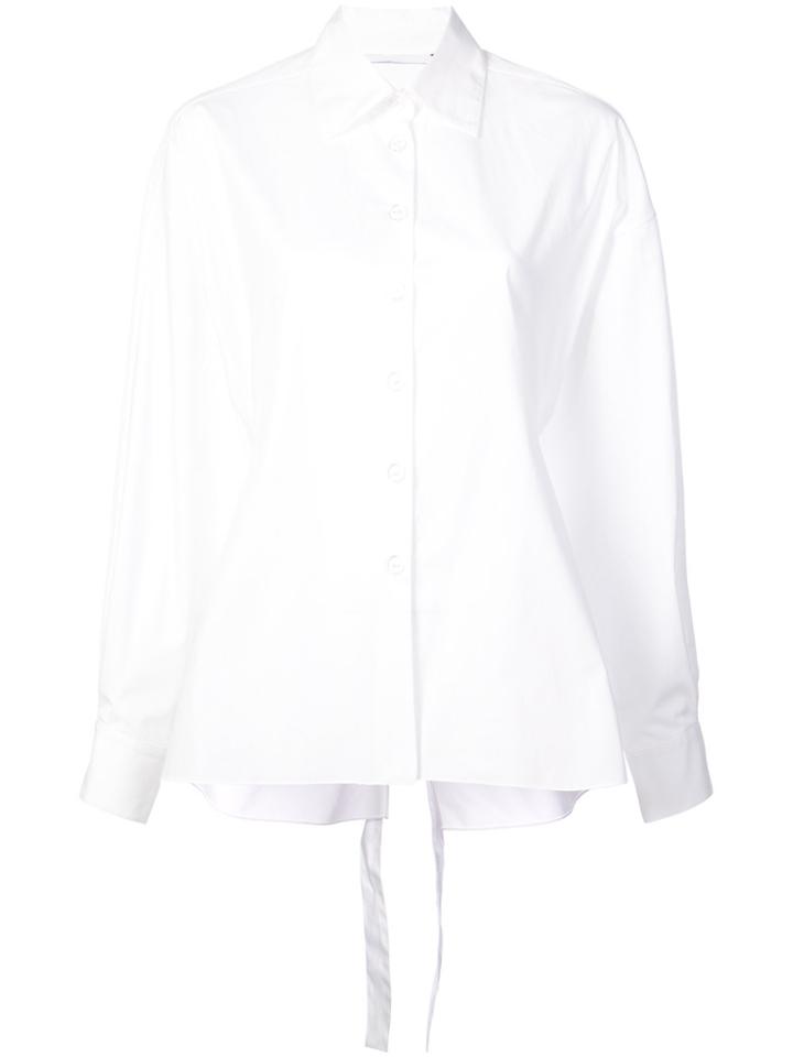 Rosetta Getty Tie Back Shirt - White