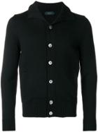 Zanone Ribbed Turtle Neck Jumper - Black