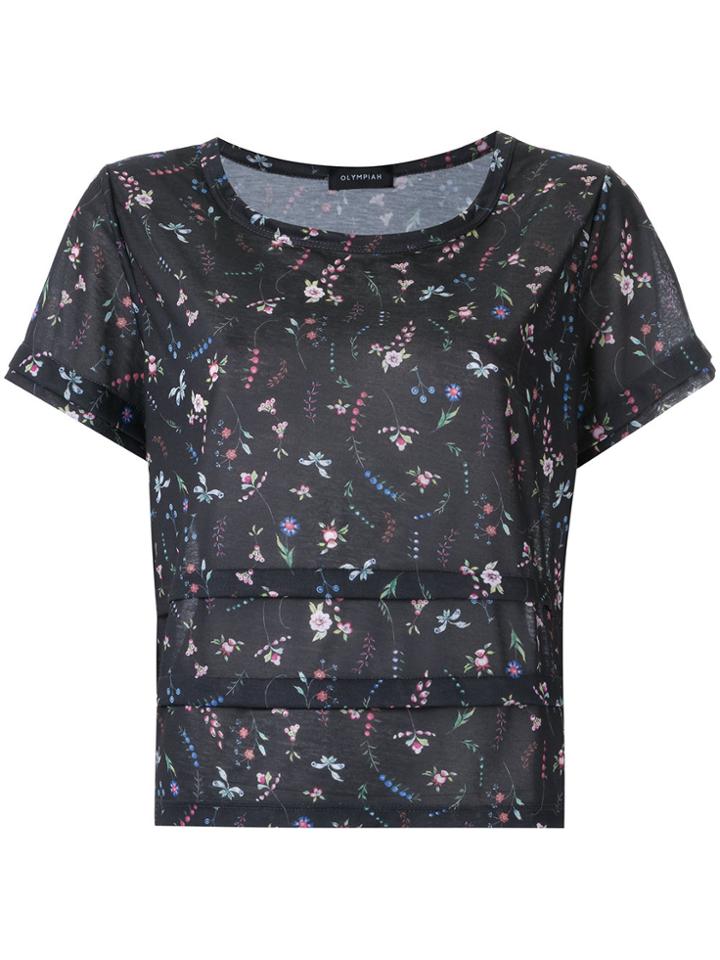 Olympiah Printed Top - Black