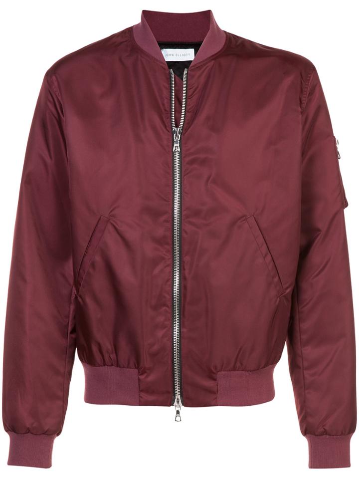 John Elliott Bomber Jacket - Red