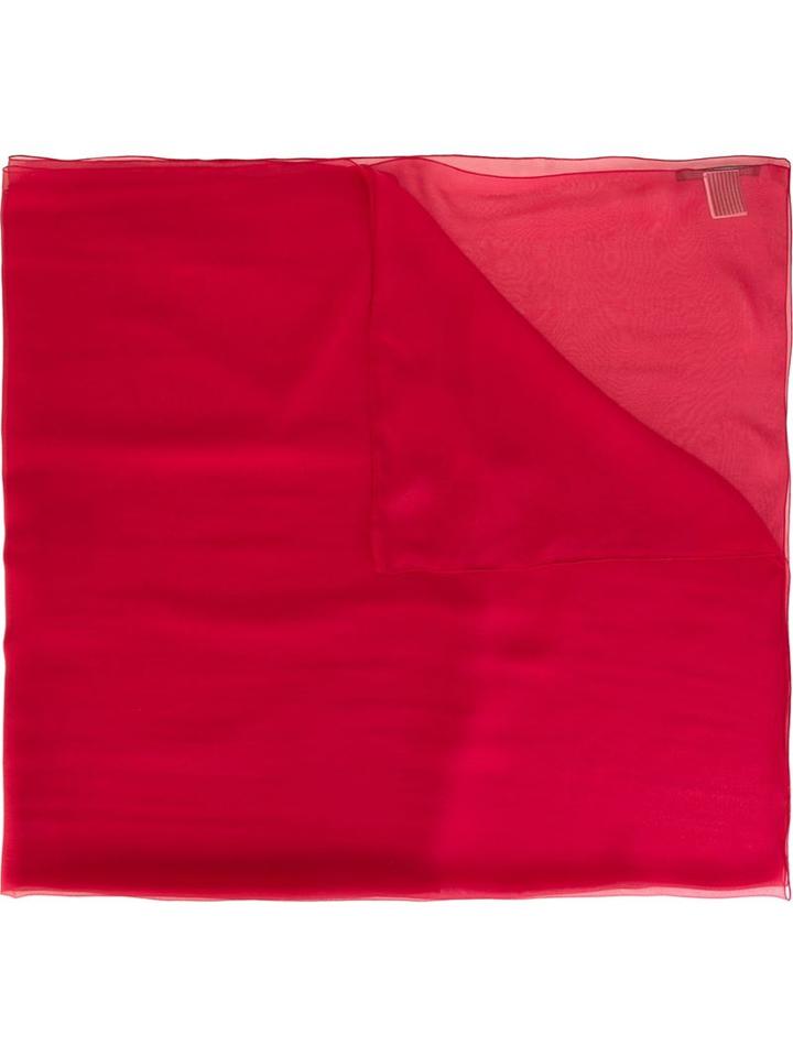 Alberta Ferretti Classic Scarf, Women's, Pink/purple, Silk