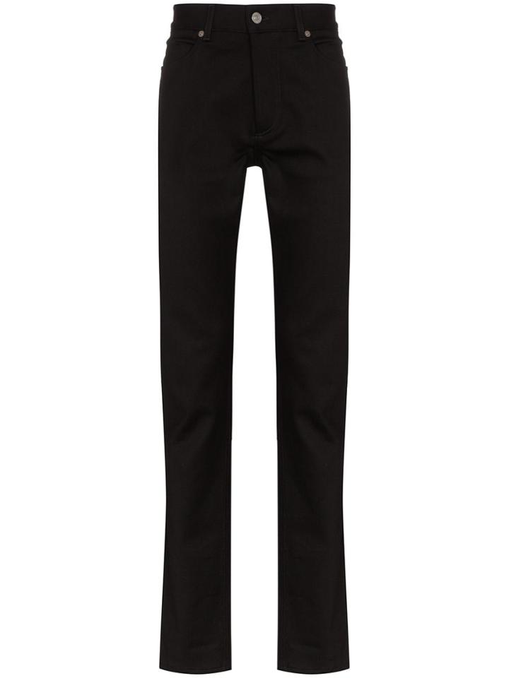 Givenchy Mid-rise Straight-leg Jeans - Black