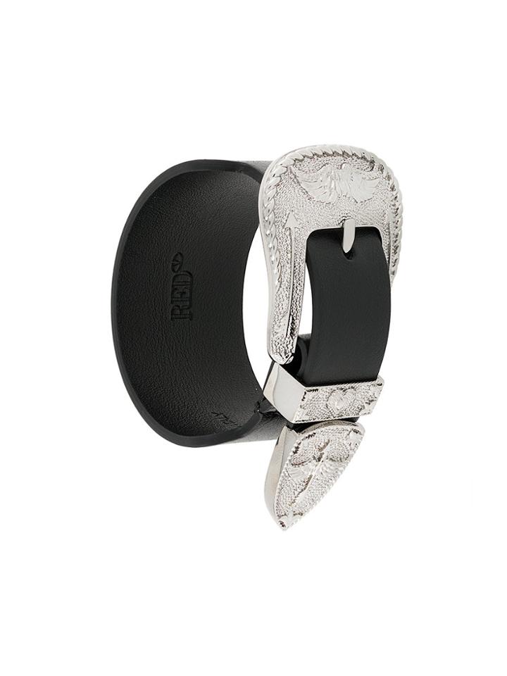Red Valentino Belt Buckle Bracelet - Black