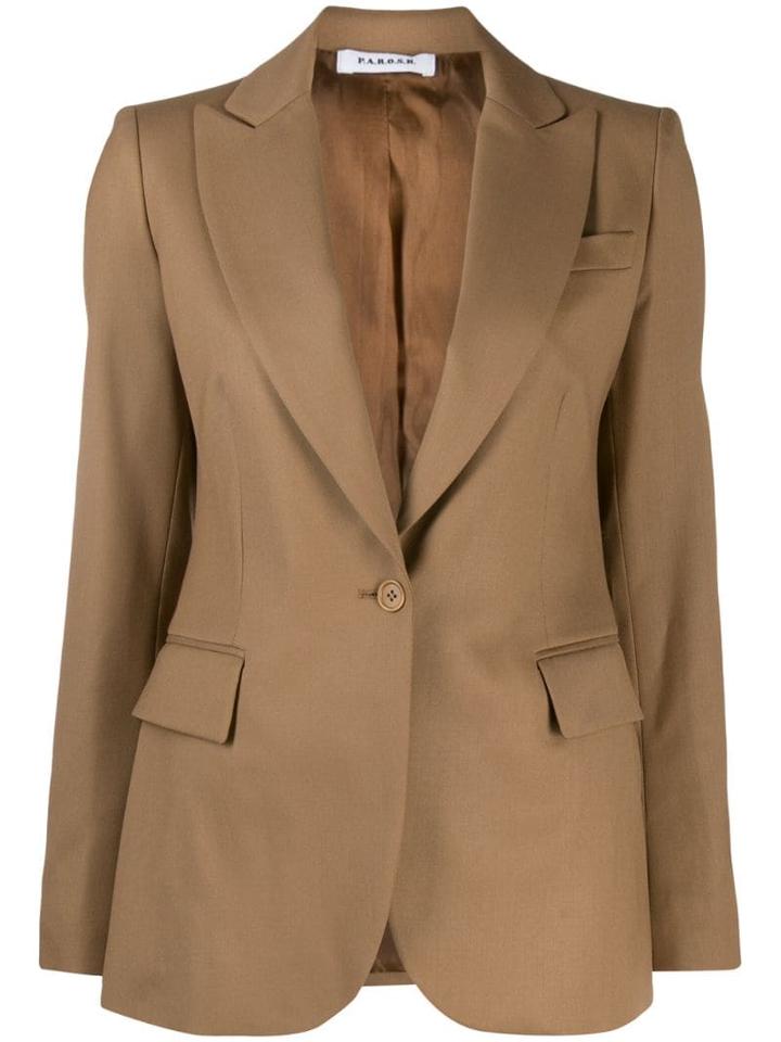 P.a.r.o.s.h. Tailored Classic Blazer - Neutrals
