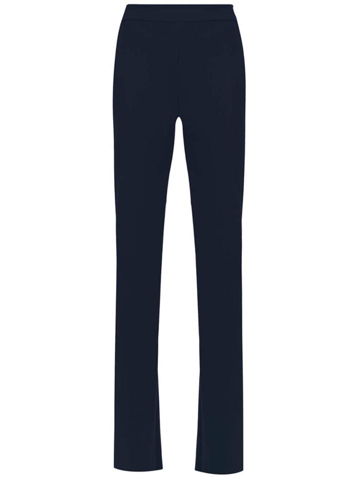 Gloria Coelho High Waist Flared Pants - Blue