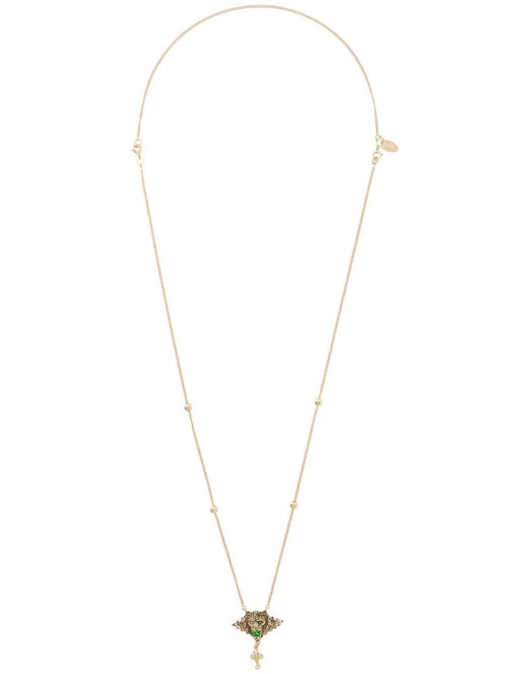 Iosselliani Leo Head Puro Necklace - Gold